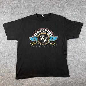Foo Fighters Band T-Shirt Mens XL Black Graphic Tee Since 95 Rock Music
